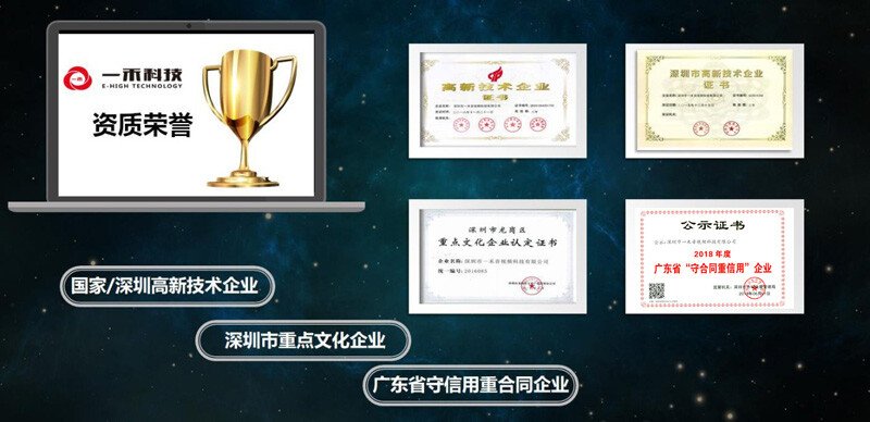 一禾科技资质荣誉