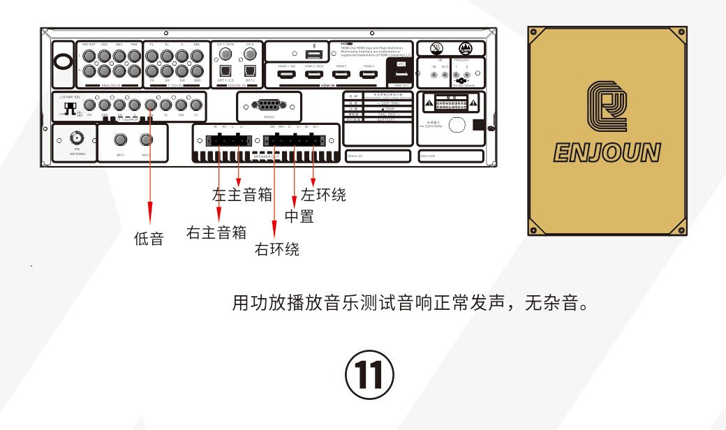 英嘉尼影院功放