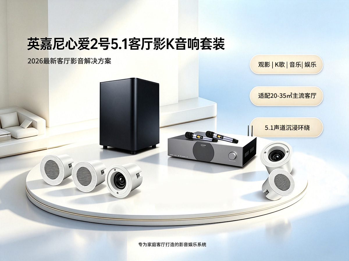 英嘉尼心爱2号5.1客厅影K音响套装