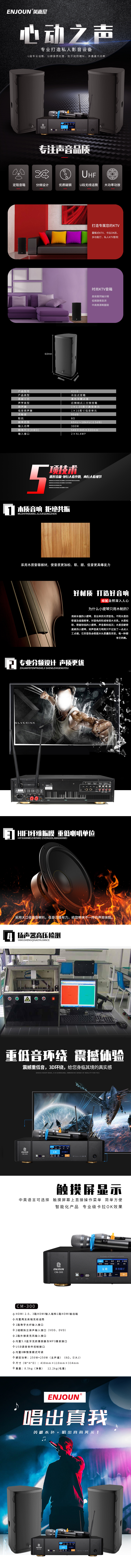 ENJOUN英嘉尼2.0KTV K210套装